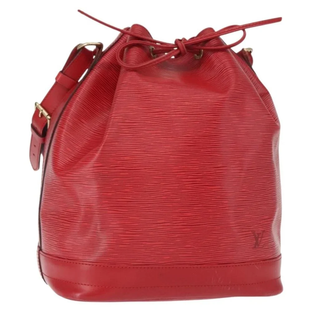 LOUIS VUITTON Epi Noe Shoulder Bag Red M44007 LV Auth mr1624
